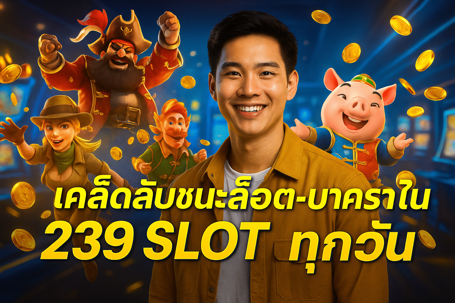 เคล็ดลับชนะสล็อต-บาคาร่าใน 239 SLOT ทุกวัน