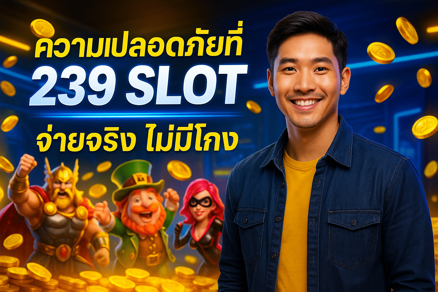 ความปลอดภัยที่ 239 SLOT ‒ จ่ายจริง ไม่มีโกง