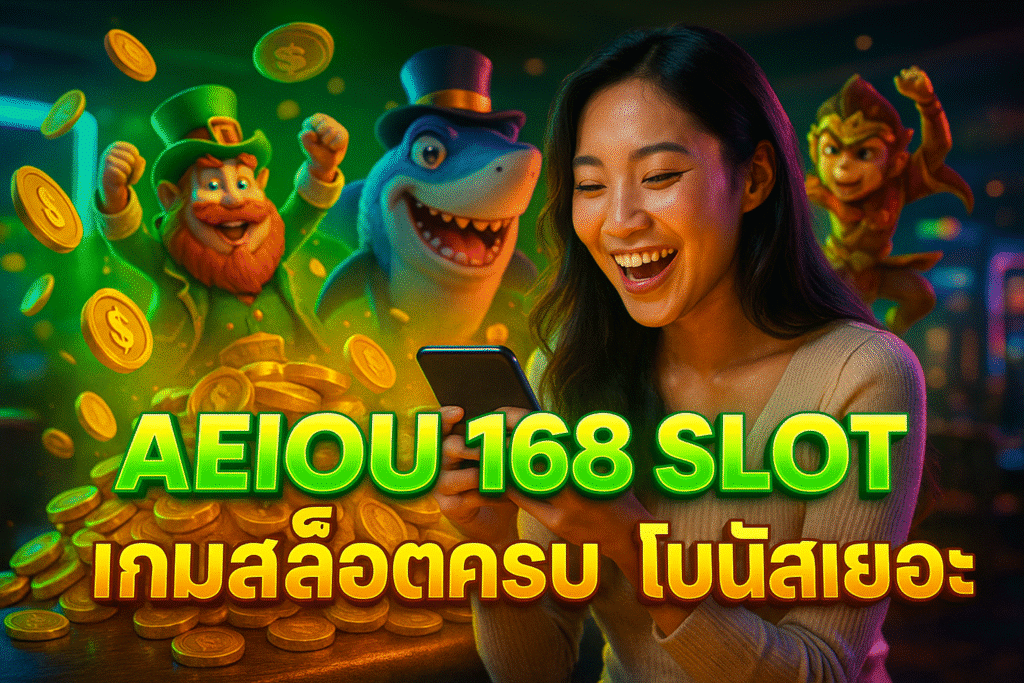 AEIOU 168 SLOT เกมสล็อตครบ โบนัสเยอะ