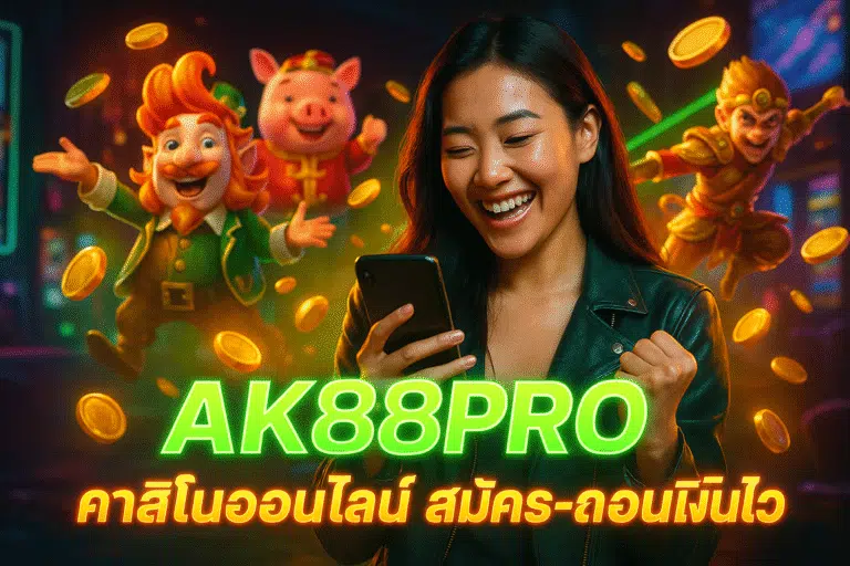 AK88PRO คาสิโนออนไลน์ สมัคร-ถอนเงินไว